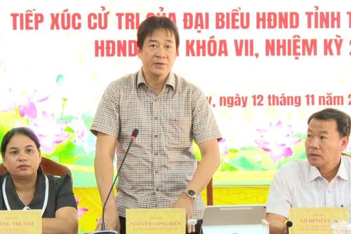 Đại biểu HĐND tỉnh tiếp xúc cử tri xã Bác Ái Tây