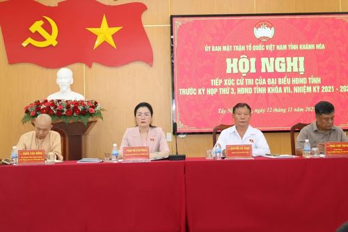 Cử tri phường Tây Nha Trang có nhiều ý kiến về nâng cấp hạ tầng giao thông, thoát lũ