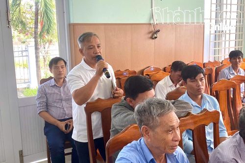 Đại biểu HĐND tỉnh tiếp xúc cử tri xã Vạn Hưng và xã Tu Bông