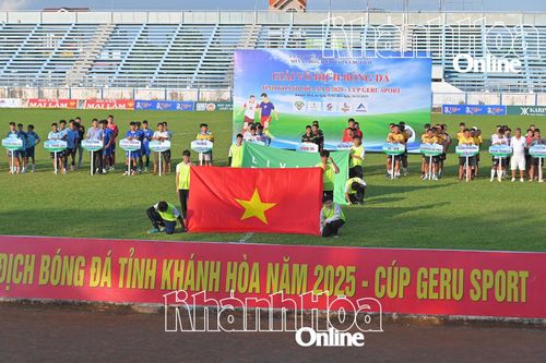 20 đội tranh tài Giải vô địch bóng đá tỉnh Khánh Hòa - Cúp GERU Sport