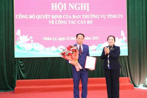 Công bố Quyết định của Ban Thường vụ Tỉnh ủy về công tác cán bộ