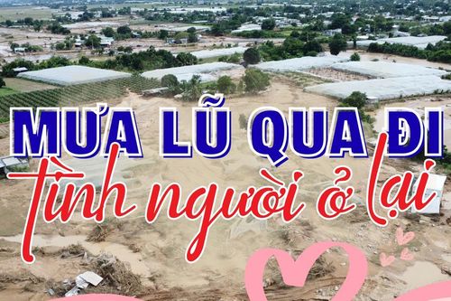 Mưa lũ qua đi, tình người ở lại