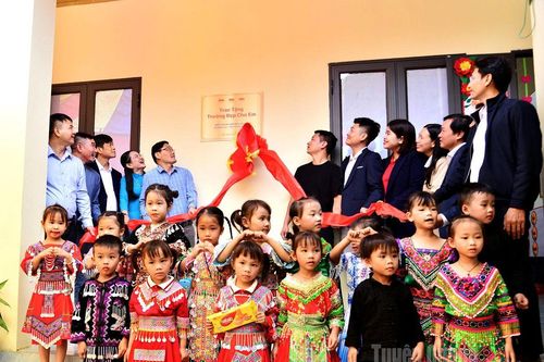 Khánh thành điểm trường Mầm non Tấu Lìn, xã Hùng Lợi