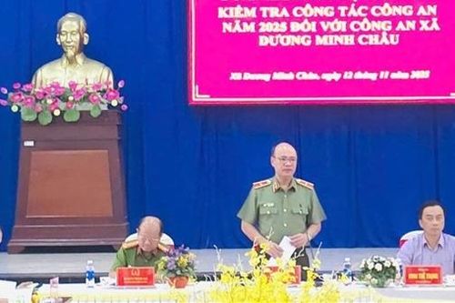 Công an xã chủ động tham mưu, bảo đảm ANTT ngay từ cơ sở