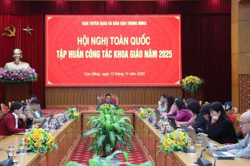 Hội nghị toàn quốc tập huấn công tác khoa giáo năm 2025