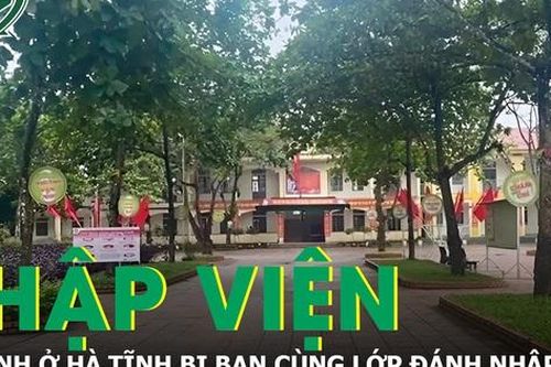 Nữ sinh ở Hà Tĩnh bị bạn cùng lớp đánh nhập viện