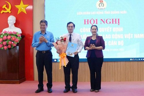 Quảng Ngãi có Chủ tịch Liên đoàn Lao động mới