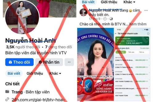 BTV Hoài Anh đăng bài cảnh báo tài khoản cá nhân bị giả mạo