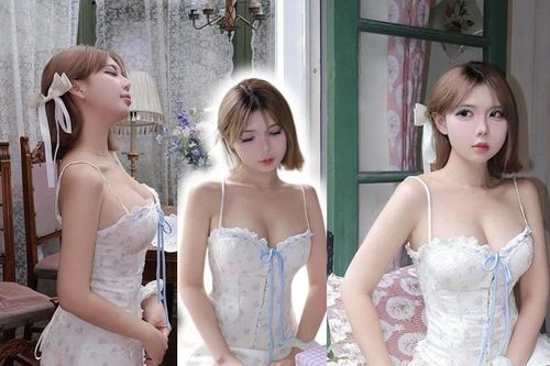 TikToker Hà Phương Boo gây sốt với bộ ảnh 'nàng thơ' trong váy ren quyến rũ