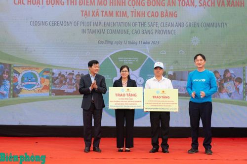 Hoàn thiện Mô hình 'Cộng đồng an toàn, sạch và xanh' tại xã Tam Kim, tỉnh Cao Bằng