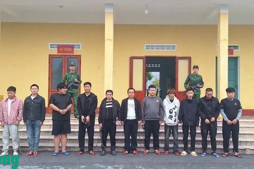 Đồn Biên phòng Trà Cổ bắt giữ các đối tượng xuất cảnh trái phép sang Trung Quốc