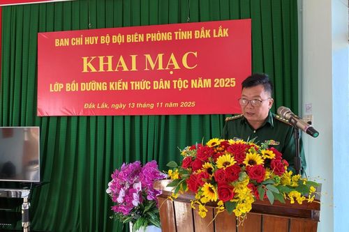 BĐBP tỉnh Đắk Lắk tổ chức bồi dưỡng kiến thức dân tộc