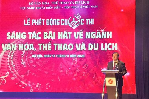 Phát động cuộc thi sáng tác bài hát về ngành Văn hóa, Thể thao và Du lịch