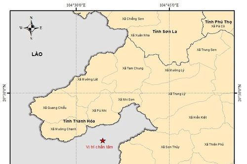 Động đất ở Lào, nhiều nơi ở Nghệ An cảm nhận rung lắc mạnh