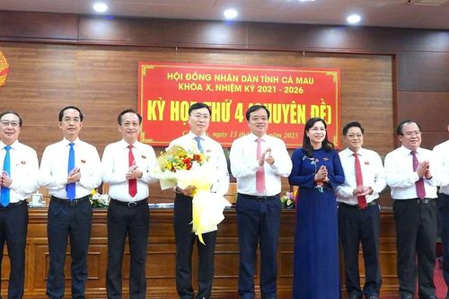 Miễn nhiệm Phó Chủ tịch UBND tỉnh Cà Mau