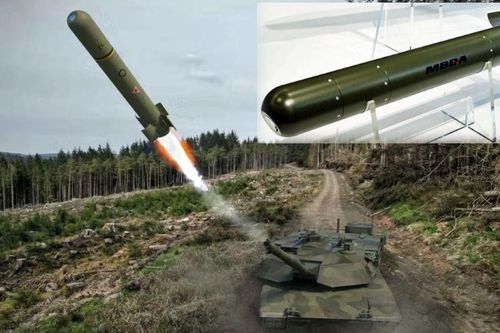 Siêu tên lửa Akeron giúp xe tăng NATO 'ẩn náu' bắn hạ T-72 Nga từ 5km bằng AI