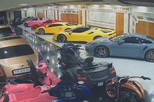 Ông chủ thẩm mỹ viện Mailisa Hoàng Kim Khánh khoe hầm siêu xe trăm tỷ