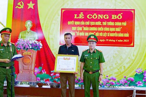 Công an Hưng Yên tuyển dụng em gái của liệt sĩ Nguyễn Đăng Khải vào phòng An ninh kinh tế