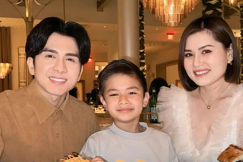 Thủy Tiên đưa con trai về Mỹ, chia sẻ kỷ niệm với Đan Trường