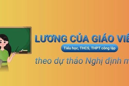 Chi tiết bảng lương giáo viên từ 1/1/2026 theo dự thảo Nghị định mới