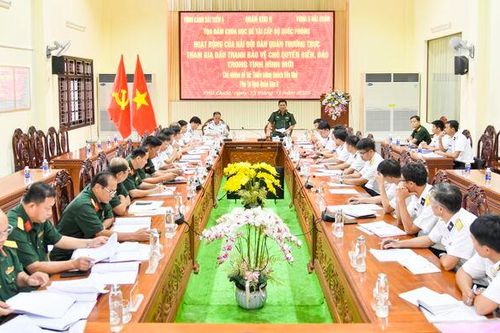 Tọa đàm khoa học đề tài cấp Bộ Quốc phòng về hoạt động của Hải đội dân quân thường trực