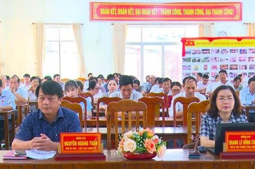 HĐND xã Nhơn Mỹ thông qua Nghị quyết số lượng biên chế sau sắp xếp