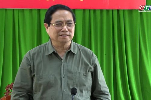 Thủ tướng Chính phủ Phạm Minh Chính làm việc với tỉnh Gia Lai về công tác khắc phục hậu quả bão Kalmaegi