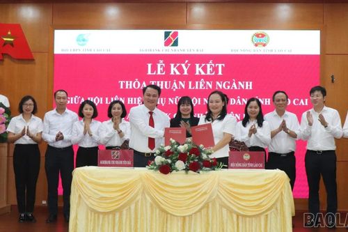 Agribank Chi nhánh Yên Bái ký thỏa thuận liên ngành thực hiện chính sách tín dụng phục vụ phát triển nông nghiệp, nông thôn