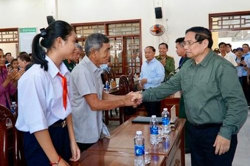 Thủ tướng Phạm Minh Chính: Phát huy tinh thần đại đoàn kết, chăm lo sinh kế cho nhân dân