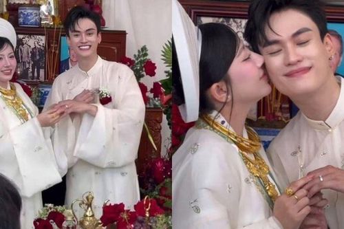Chú rể trang điểm đậm hơn cô dâu đang 'gây sốt' MXH: Là nam chính 'Người ấy là ai', tốt nghiệp thủ khoa đại học