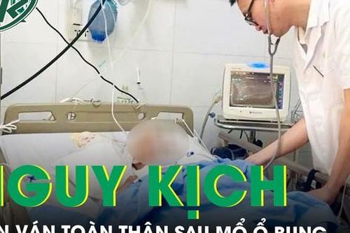 Uốn ván toàn thân, nguy kịch sau ca mổ tắc ruột hoại tử