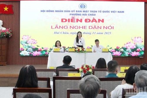 Đà Nẵng: Cử tri đóng góp, kiến nghị nhiều vấn đề xây dựng phường Hải Châu