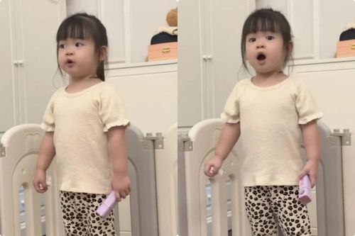 Khoảnh khắc đáng yêu của con gái Đỗ Mỹ Linh khiến dân mạng thích thú