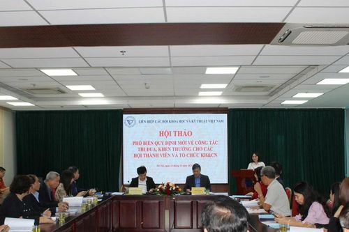 Hoạt động thi đua khen thưởng của VUSTA ngày càng khởi sắc