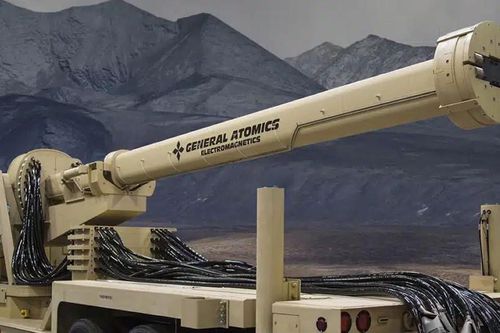 Súng điện từ Railgun tầm bắn 370km, công nghệ đẩy đạn 3.390m/s, 'xóa sổ' tên lửa đối thủ trong 6 phút