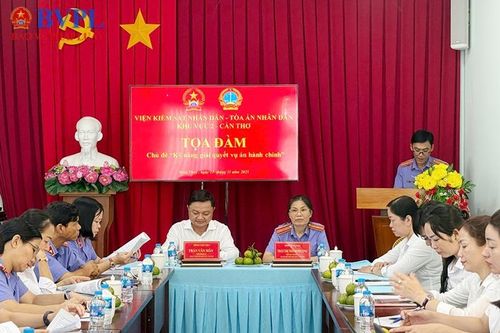 VKSND Khu vực 2 TP Cần Thơ tọa đàm về kỹ năng giải quyết án hành chính
