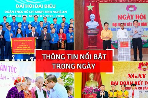 Nghệ An: Thông tin nổi bật trong ngày 14/11