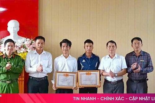 Khen thưởng 3 công dân dũng cảm cứu người đuối nước