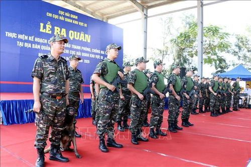 Hải quan khu vực III ra quân thực hiện cao điểm đấu tranh phòng, chống ma túy