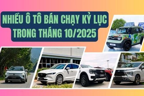 Nhiều mẫu ô tô đạt doanh số kỷ lục