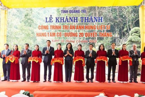 Khánh thành công trình tôn tạo Di tích Quốc gia đặc biệt Hang Tám Cô - Tỉnh Quảng Trị