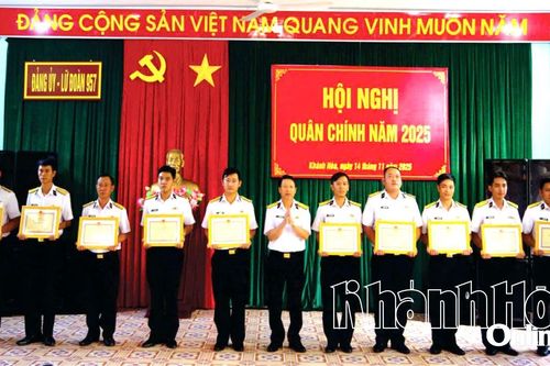 Lữ đoàn 957 tổ chức Hội nghị quân chính năm 2025