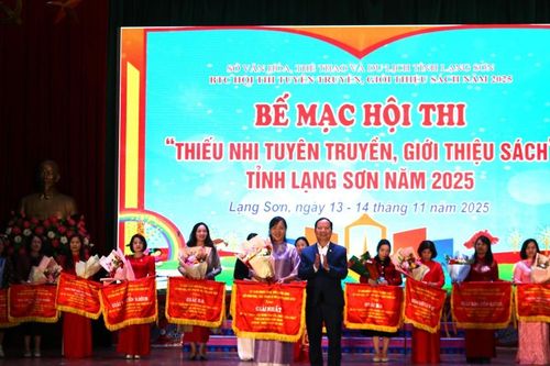 Đội phường Đông Kinh đạt giải nhất tại Hội thi 'Thiếu nhi tuyên truyền, giới thiệu sách' tỉnh Lạng Sơn năm 2025