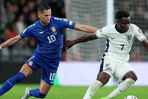 Anh hạ Serbia 2-0, Saka và Eze tỏa sáng tại vòng loại World Cup