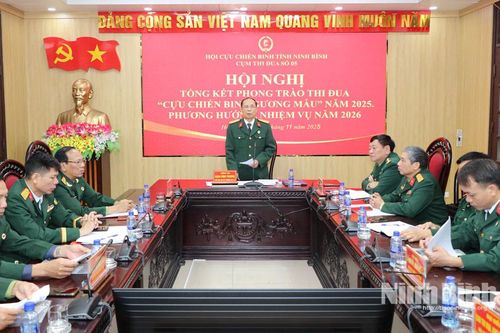 Cụm thi đua số 5, Hội Cựu Chiến binh tỉnh tổng kết phong trào 'Cựu chiến binh gương mẫu'