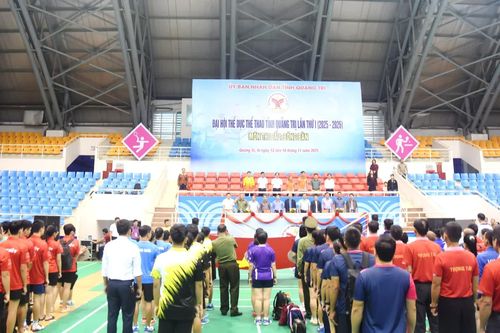 Khai mạc Giải bóng bàn Đại hội Thể dục thể thao tỉnh Quảng Trị lần thứ I