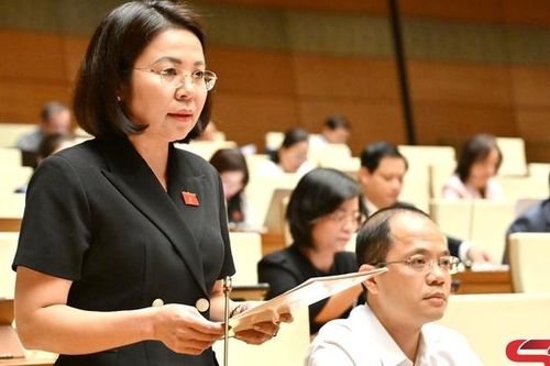Đoàn đại biểu Quốc hội tỉnh Sơn La thảo luận tại Hội trường