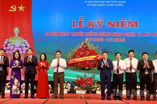 Kỷ niệm 80 năm Ngày truyền thống ngành Nông nghiệp và Môi trường (14-11-1945 - 14-11-2025)