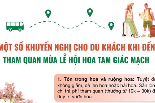 Một số khuyến nghị cho du khách khi tham quan mùa Lễ hội hoa Tam giác mạch 2025