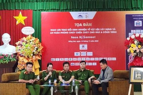 Tăng cường hợp tác về vật liệu xây dựng và an toàn PCCC cho nhà, công trình